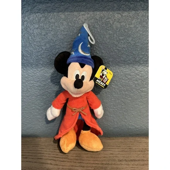 Disney Mickey Mouse 90 Years Of Magic Sorcerer's Apprentice 10" Plush BNWT - Picture 1 of 3